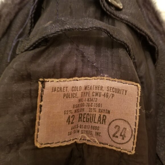 Vintage early 1970's Cold Weather Police /Security Jacket - Picture 11 of 12